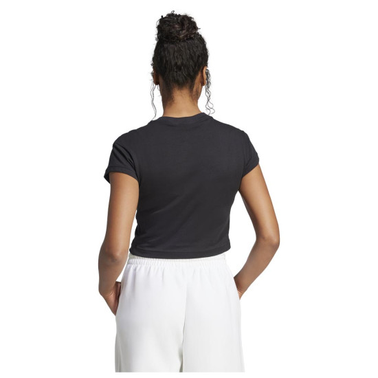 Adidas Γυναικεία κοντομάνικη μπλούζα Future Icons Small Logo Cropped Tee